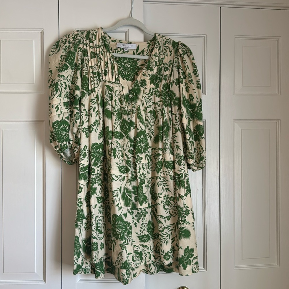 Worn once! Hunter Bell - Jenkins Dress- Green Gardens